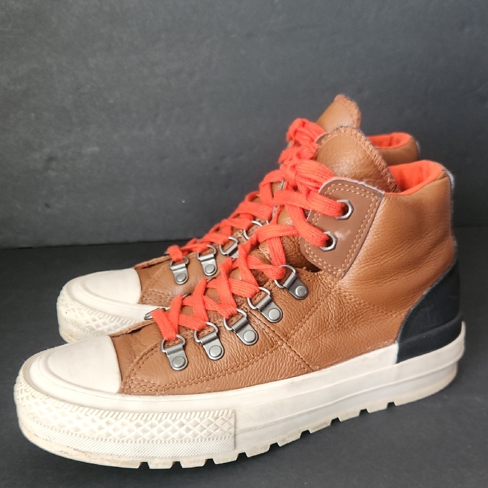 Converse Chuck Taylor All Star Street Hiker HI Brown Shoes Womens 7.5 Men 6